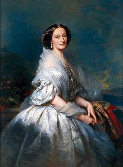 Portrait of Eliza Franciszka Krasiska née Branicka by Franz Xaver Winterhalter